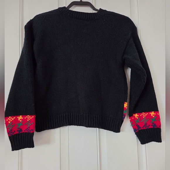 Karen Scott Petites Vintage Goose Heart Cottagecore Sweater Women's Petite M - Picture 5 of 5